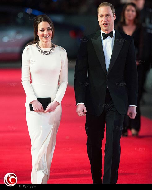 الأمير وليام وزوجته كيت ميدلتون