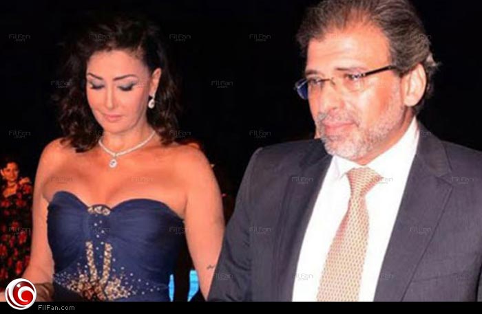 خالد يوسف مع غادة عبد الرازق في مهرجان القاهرة السينمائي