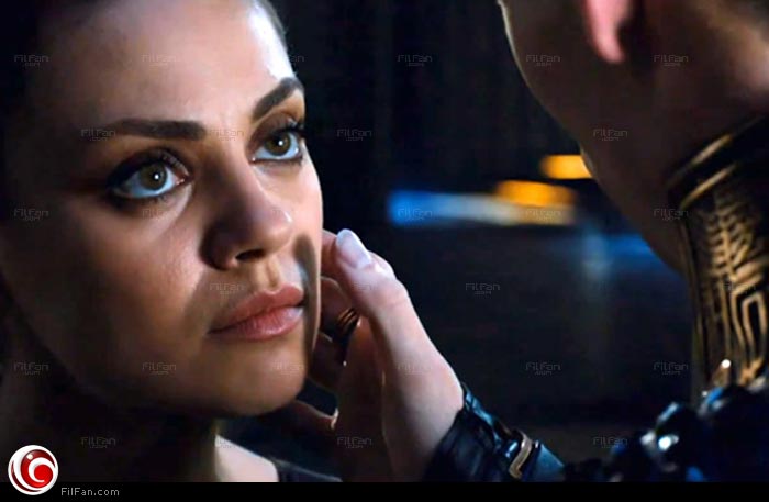 ميلا كونيس في لقطة من فيلم &quot;Jupiter Ascending&quot;