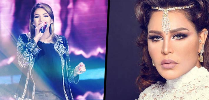 أحلام والمتسابقة المصرية داليا سعيد 