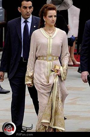 الأميرة &quot;للا سلمى&quot; في زفاف ولي عهد بريطانيا