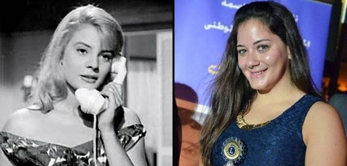 نادية لطفي وحفيدتها