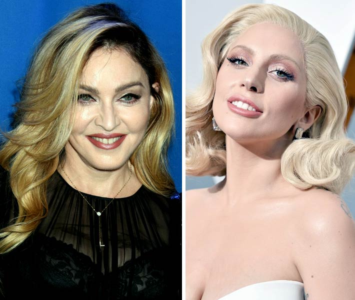 مادونا وليدي جاجا