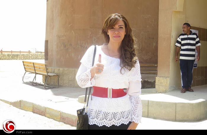 لقاء سويدان عقب مشاركتها في انتخابات الرئاسة