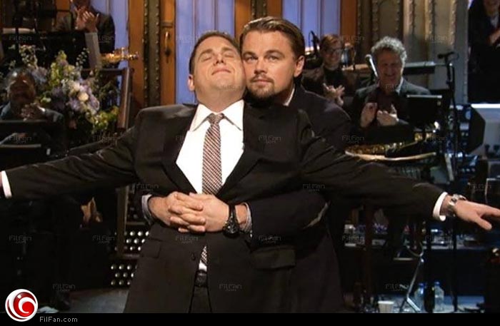 ليوناردو دي كابريو يعيد مشهده مع كايت وينسلت لكن هذه المرة مع جونا هيل