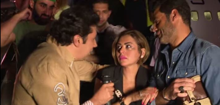 محمد عبد المنصف ولقاء الخميسي مع هاني رمزي بعد المقلب