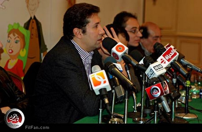 هاني رمزي خلال الحفل