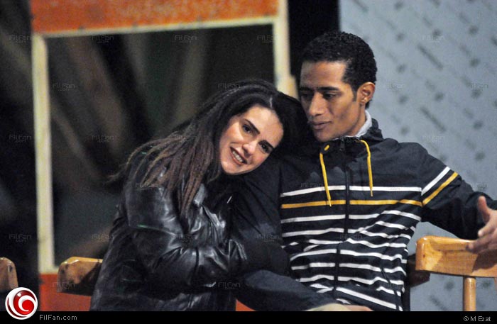 محمد رمضان ودنيا في البروفات