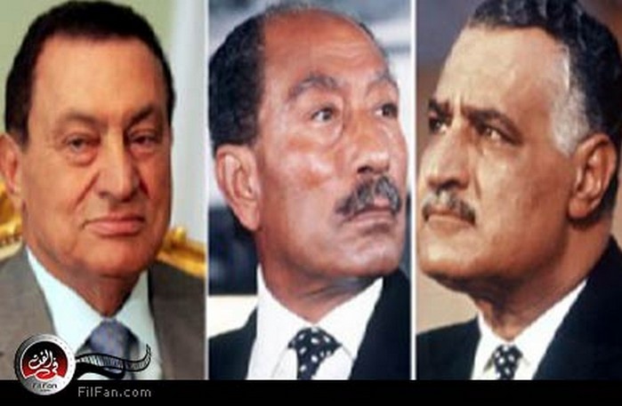 ناصر والسادات ومبارك