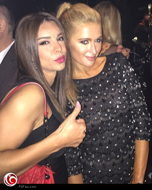 فريال يوسف وباريس هيلتون