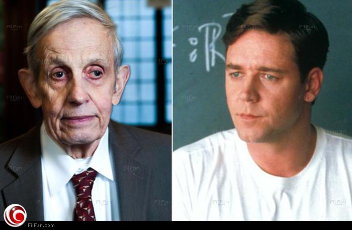 راسل كرو وعالم الرياضيات جون ناش