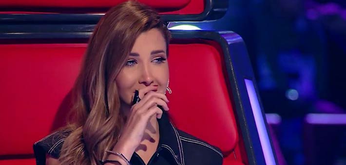 نانسي عجرم متأثرة بأداء يائيل 