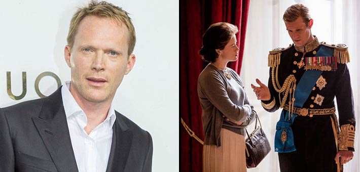 بول بيتاني و مات سميث من مسلسل The Crown