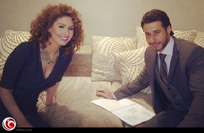 مي سليم وأحمد السعدني في كواليس &quot;فرق توقيت&quot;