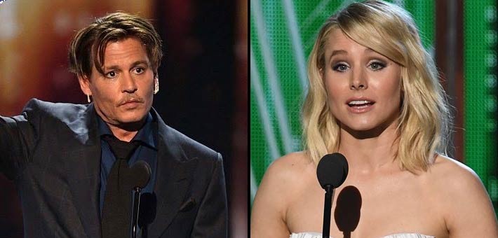 كريستين بيل وجوني ديب