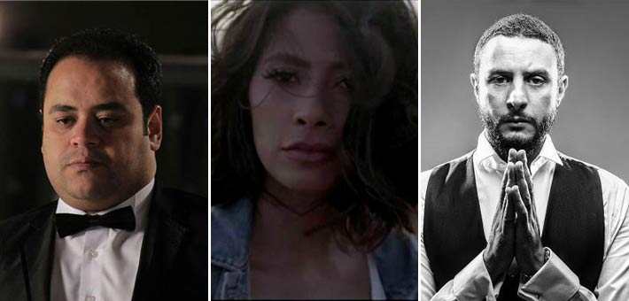 أحمد الفيشاوي وروبي ومحمد ممدوح