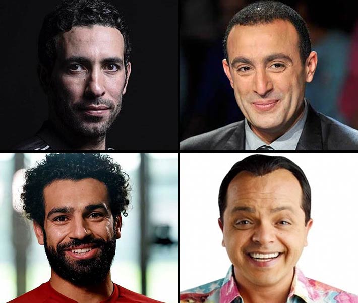 أحمد السقا وأبو تريكة وهنيدي ومحمد صلاح