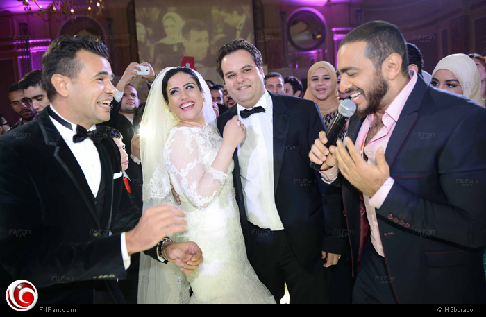 تامر حسني وسامو زين في الزفاف