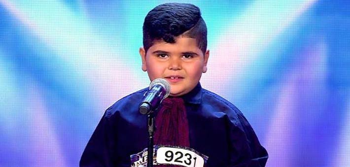 طفل عراقي متسابق في Arabs Got Talnt