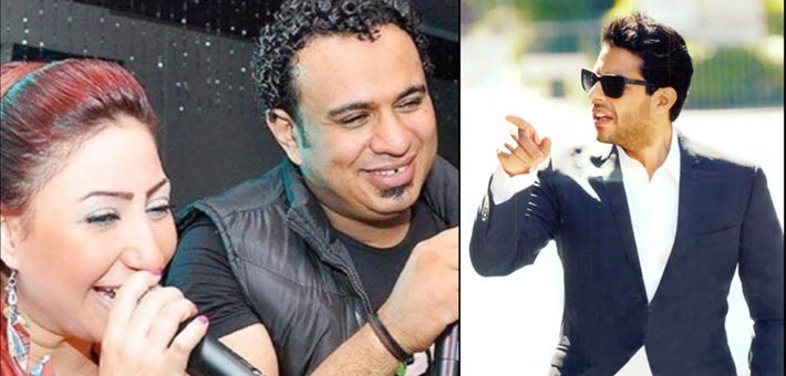 محمد حماقي ومحمود الليثي وبوسي