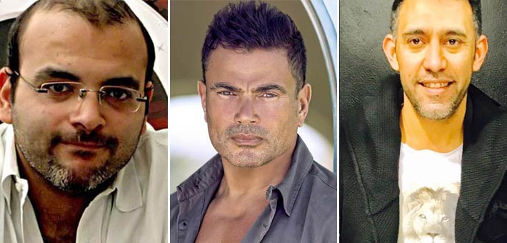 عمرو مصطفى وعمرو دياب وأيمن بهجت قمر