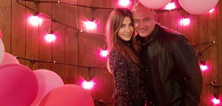 نانسي عجرم وزوجها