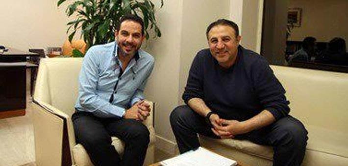 إيهاب طلعت رئيس شركة برومو ميديا ومحمد سمير رئيس شبكة قنوات الحياة