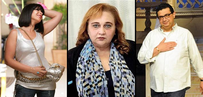 ماجد الكدواني وماجدة خيرالله ومنى زكي