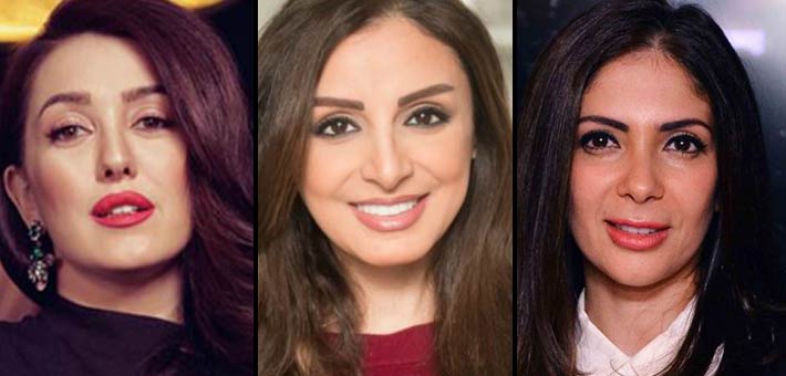 منى زكي وأنغام وكندة علوش