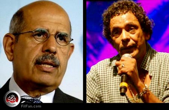 منير منع من الغناء في الأوبرا بسبب البرادعي 