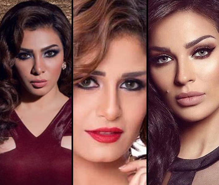 نادين نسيب نجيم ومنة فضالي وميرهان حسين