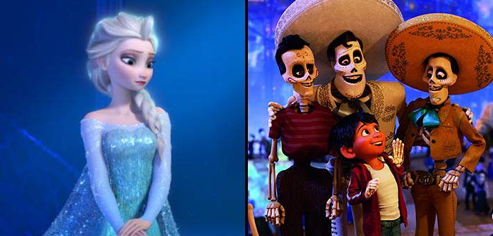 Coco و Frozen