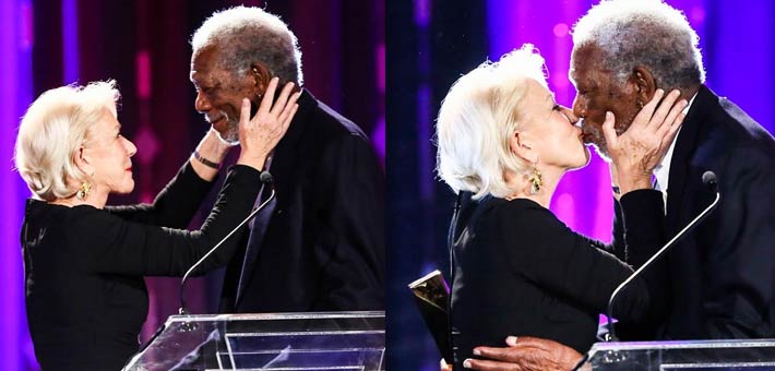 مورجان فريمان وهيلين ميرين