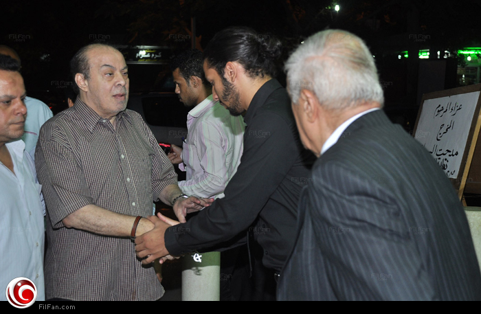 المنتصر بالله في عزاء مدحت السباعي 