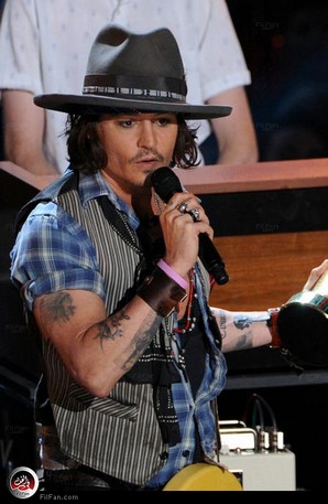 جوني ديب في حفل توزيع جوائز MTV