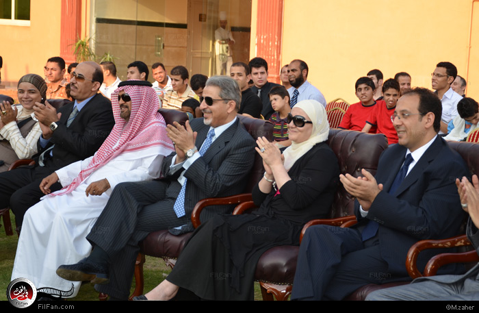 السفير السعودي أثناء الاحتفال