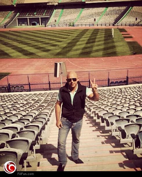 محمود العسيلي في ستاد القاهرة