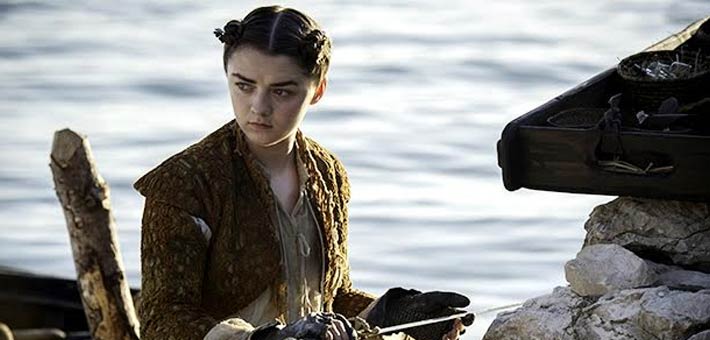 مايسي ويليامز في دور آريا ستارك