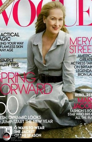 ميريل ستريب على غلاف المجلة