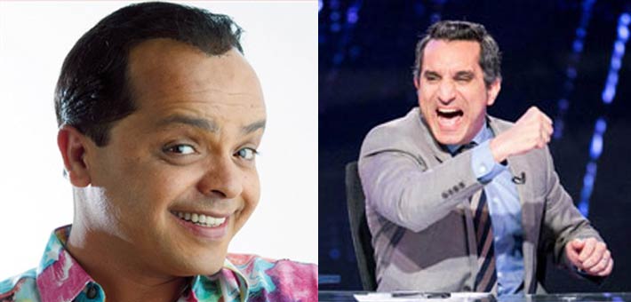 باسم يوسف ومحمد هنيدي