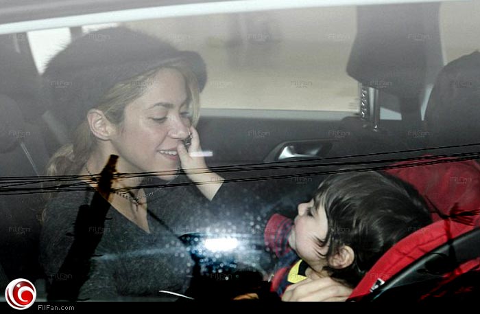 شاكيرا مع ابنها في يوم عيد ميلادها