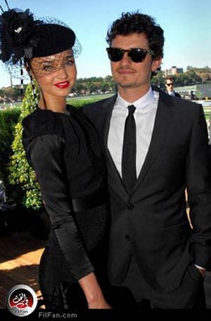  الممثل الشاب أورلاندو بلوم وعارضة الأزياء ميراندا كير