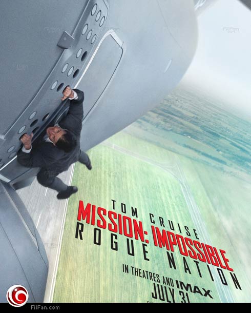توم كروز معلقا بطائرة في ملصق &quot;Mission Impossible 5&quot;