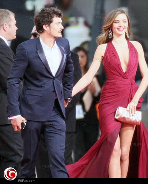 أورلاندو بلوم مع ميراندا كير