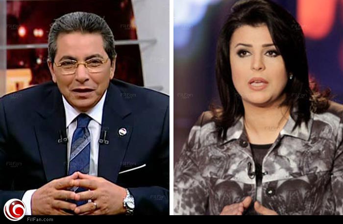 منى الشاذلي ومحمود سعد