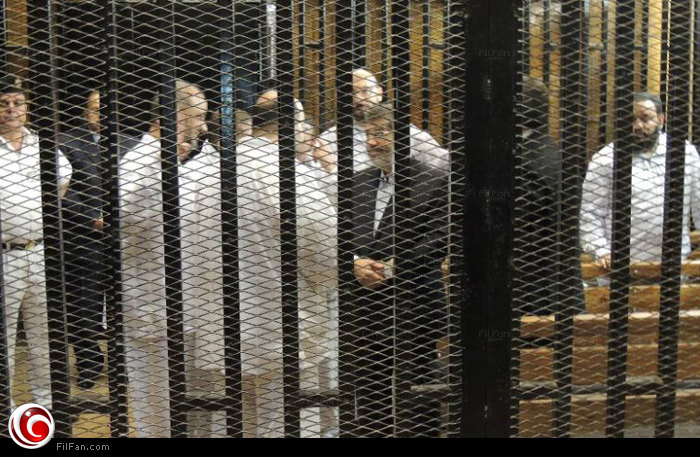 صورة أرشيفية لمحاكمة محمد مرسي