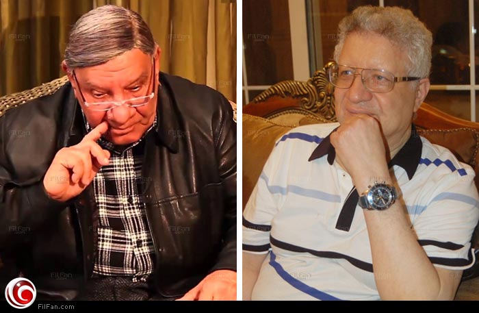 مرتضى منصور ومفيد فوزي 