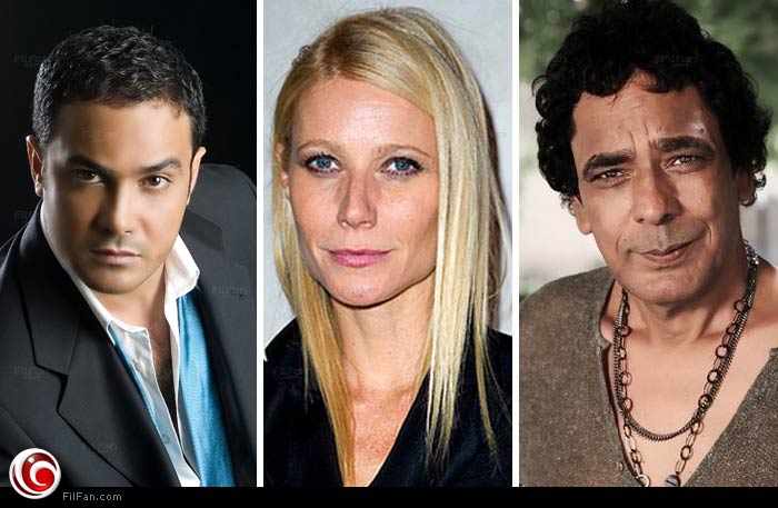 محمد منير وجوينيث بالترو ومحمد رجب من أشهر حالات الطلاق الفنية في 2014