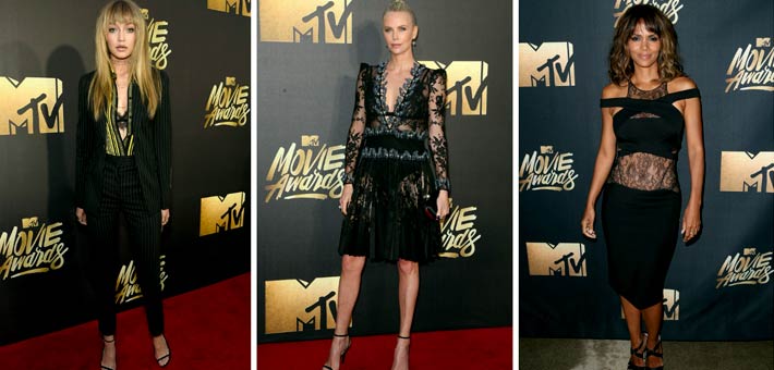 تشارليز ثيرون وهالي بيري وجيجي حديد