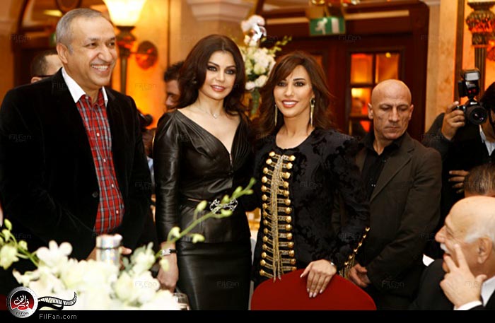 نجوى كرم مع هيفاء وهبي وسالم الهندي